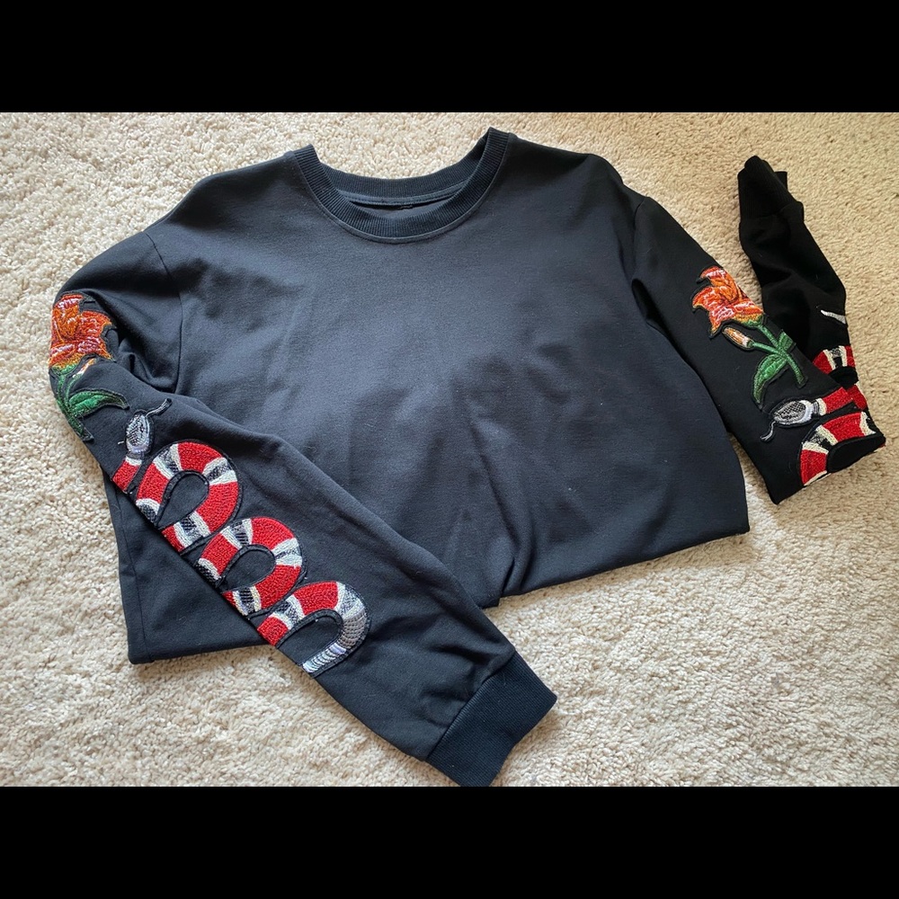 ZARA MAN Snake Sweater